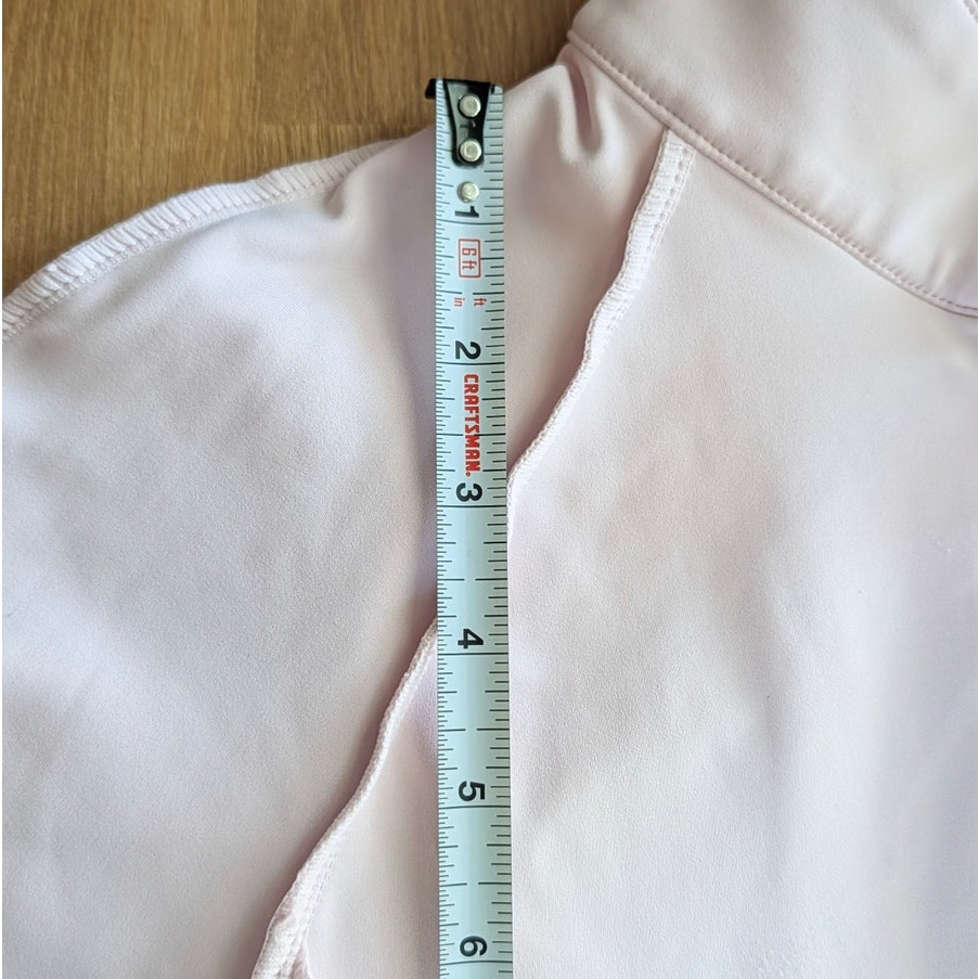 Betterme Bttrm Sleek Shorts Catsuit Womens M Pink Second Skin Zip Slim Nwt — image 8 of 8